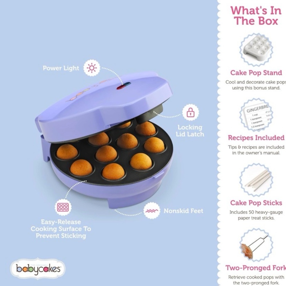 NIB Babycakes Cake Pop Maker - Picture 6 of 9